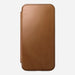 Nomad - Modern Leather Folio Case - iPhone 15 Pro - English Tan - Macfixit Australia