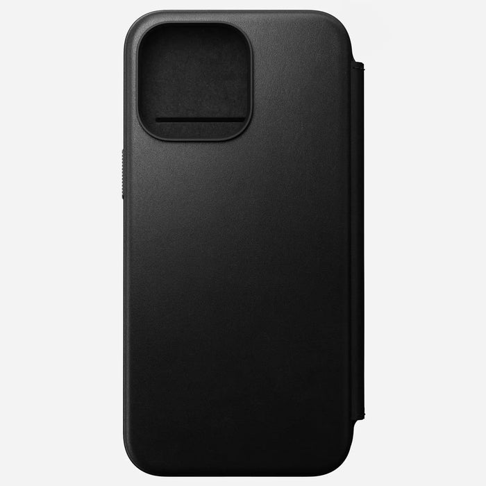 Nomad - Modern Leather Folio Case - iPhone 15 Pro Max - Black - Macfixit Australia