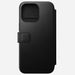 Nomad - Modern Leather Folio Case - iPhone 15 Pro Max - Black - Macfixit Australia