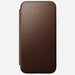 Nomad - Modern Leather Folio Case - iPhone 15 Pro Max - Brown - Macfixit Australia