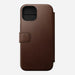 Nomad - Modern Leather Folio - iPhone 15 - Brown - Macfixit Australia