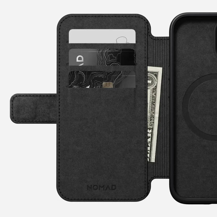 Nomad - Modern Leather Folio - iPhone 15 - Brown - Macfixit Australia