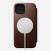 Nomad - Modern Leather Folio - iPhone 15 - Brown - Macfixit Australia