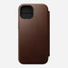 Nomad - Modern Leather Folio - iPhone 15 - Brown - Macfixit Australia