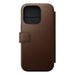 Nomad - Modern Leather Folio - iPhone 16 Pro - Brown - Macfixit Australia