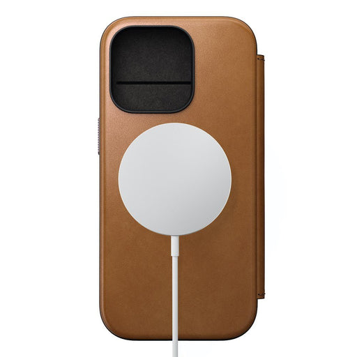 Nomad - Modern Leather Folio - iPhone 16 Pro - English Tan - Macfixit Australia