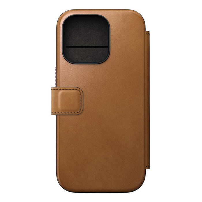 Nomad - Modern Leather Folio - iPhone 16 Pro - English Tan - Macfixit Australia
