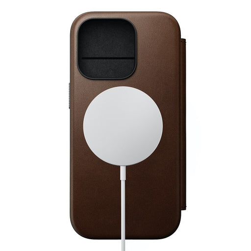 Nomad - Modern Leather Folio - iPhone 16 Pro Max - Brown - Macfixit Australia