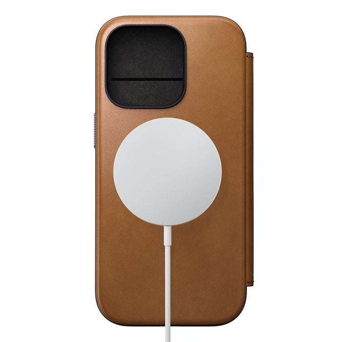 Nomad - Modern Leather Folio - iPhone 16 Pro Max - English Tan - Macfixit Australia