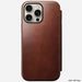NOMAD Modern Leather Folio – iPhone 16 Pro – Olde Dublin (Horween Leather) - Macfixit Australia