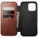 NOMAD Modern Leather Folio – iPhone 16 Pro – Olde Dublin (Horween Leather) - Macfixit Australia