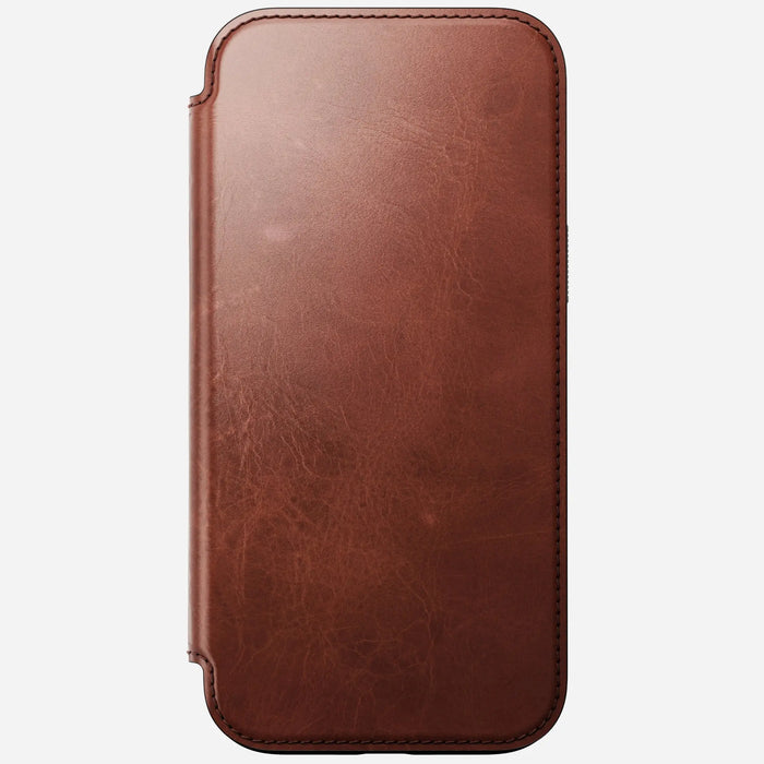 NOMAD Modern Leather Folio – iPhone 16 Pro – Olde Dublin (Horween Leather) - Macfixit Australia