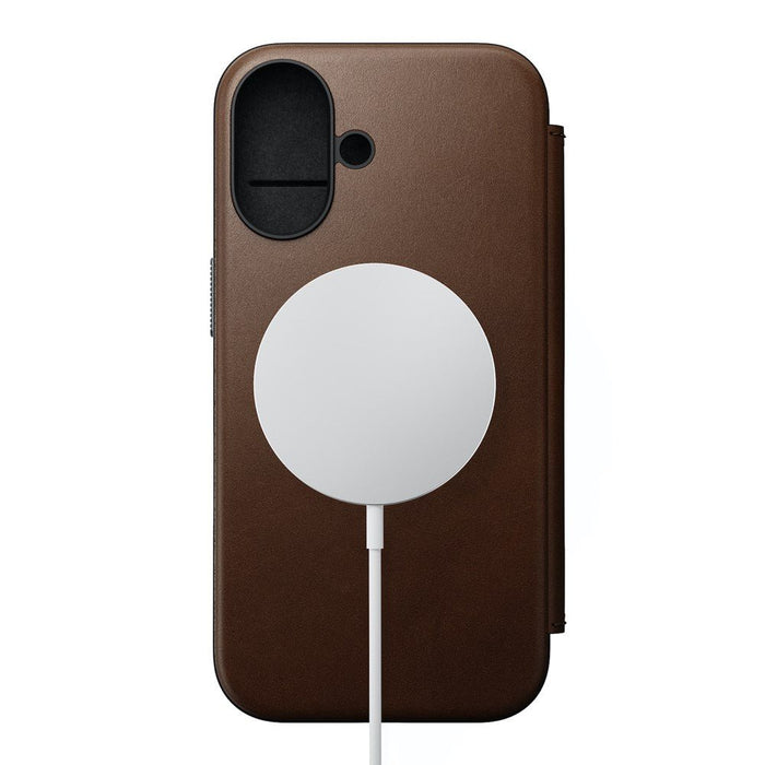 Nomad - Modern Leather Folio - iPhone 17 - Brown - Macfixit Australia