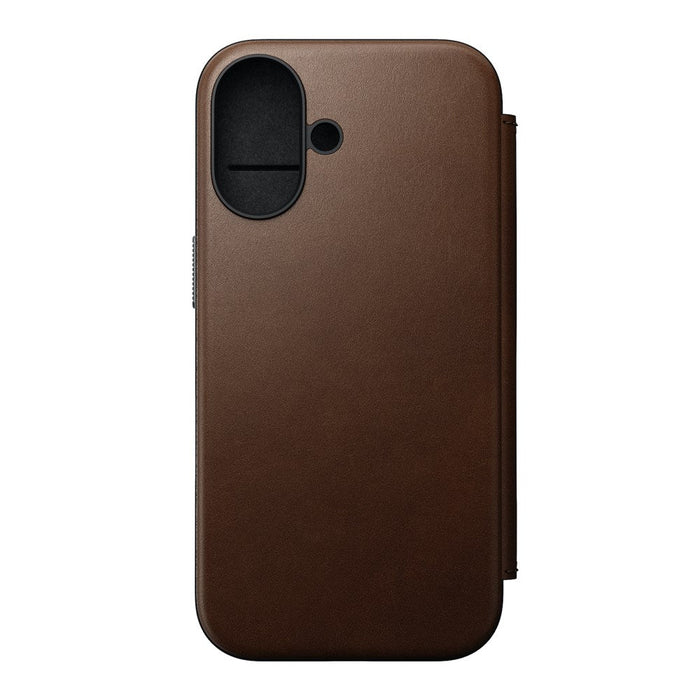 Nomad - Modern Leather Folio - iPhone 17 - Brown - Macfixit Australia