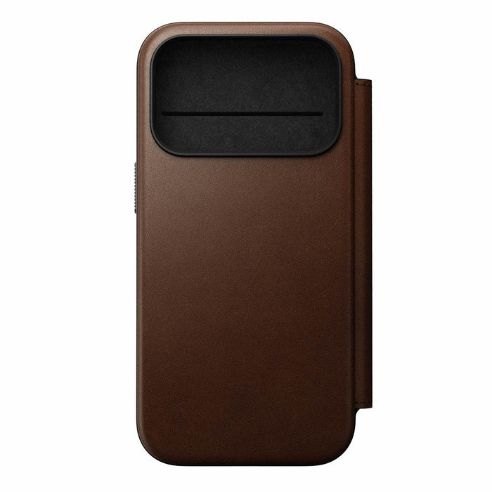 Nomad - Modern Leather Folio - iPhone 17 Pro - Brown - Macfixit Australia
