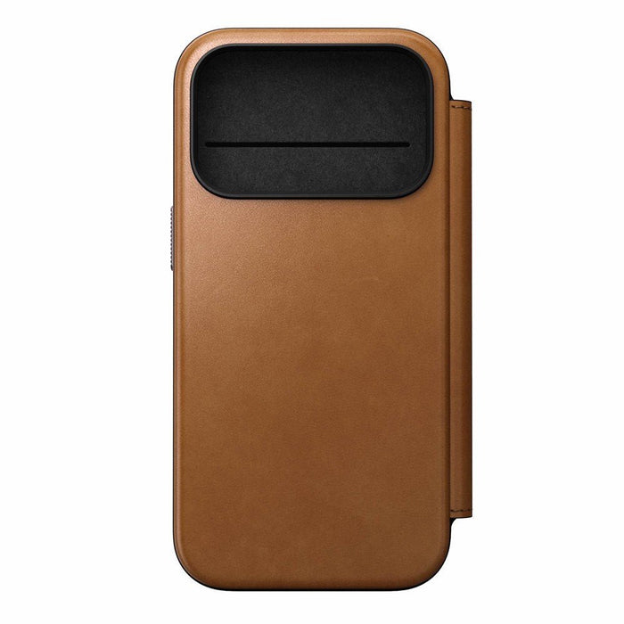 Nomad - Modern Leather Folio - iPhone 17 Pro - English Tan - Macfixit Australia