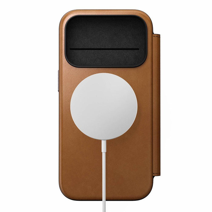 Nomad - Modern Leather Folio - iPhone 17 Pro - English Tan - Macfixit Australia