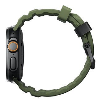 Nomad - Rocky Point Band for Apple Watch 46/49mm - Forest Green - Black Titanium Hardwar - Macfixit Australia