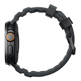 Nomad - Rocky Point Band for Apple Watch 46/49mm - Storm Grey - Black Titanium Hardware - Macfixit Australia