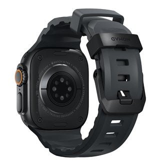 Nomad - Rocky Point Band for Apple Watch 46/49mm - Storm Grey - Black Titanium Hardware - Macfixit Australia