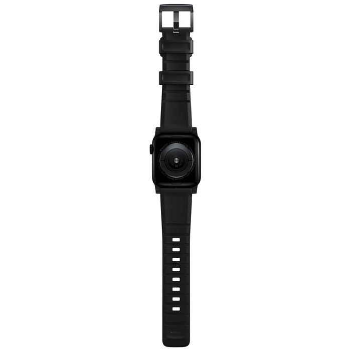 NOMAD Rugged Band – Black (Black Hardware) | Apple Watch (42/44/45/49mm) - Macfixit Australia
