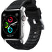 NOMAD Rugged Band – Black (Silver Hardware) | Apple Watch (42/44/45/49 mm) - Macfixit Australia
