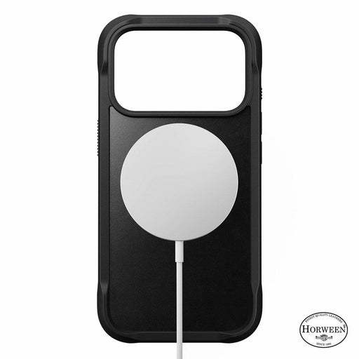 Nomad - Rugged Horween Leather Case - iPhone 17 Pro Max Max - Black - Macfixit Australia