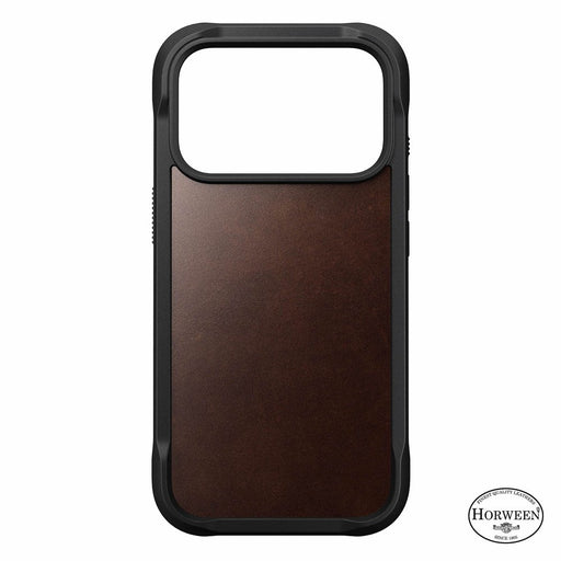Nomad - Rugged Horween Leather Case - iPhone 17 Pro Max Max - Brown - Macfixit Australia
