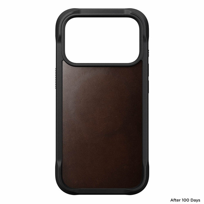 Nomad - Rugged Horween Leather Case - iPhone 17 Pro Max Max - Brown - Macfixit Australia