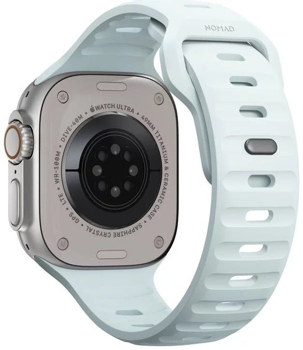 NOMAD Sport Band – Icy Blue Glow | Apple Watch (38–41mm) - Macfixit Australia