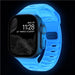 NOMAD Sport Band – Icy Blue Glow | Apple Watch (42–46mm / Ultra) - Macfixit Australia