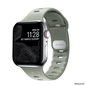 Nomad - Sport Slim Band for Apple Watch 42/44/45mm - Sage - Macfixit Australia