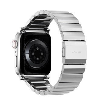 Nomad - Stainless Steel Band for Apple Watch 44/45/49mm - Silver - Macfixit Australia
