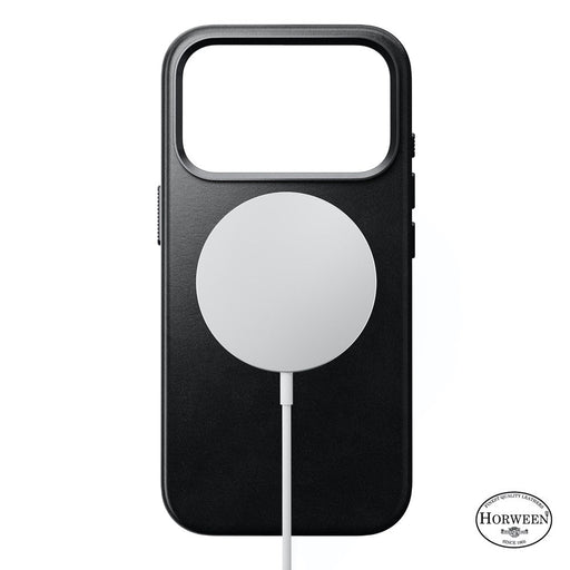 Nomad - Traditional Horween Leather Case - iPhone 17 Pro - Black - Macfixit Australia