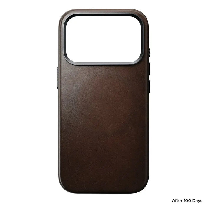 Nomad - Traditional Horween Leather Case - iPhone 17 Pro Max - Brown - Macfixit Australia