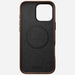 NOMAD Traditional Leather Case – iPhone 16 Pro – Brown - Macfixit Australia