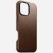 NOMAD Traditional Leather Case – iPhone 16 Pro – Brown - Macfixit Australia
