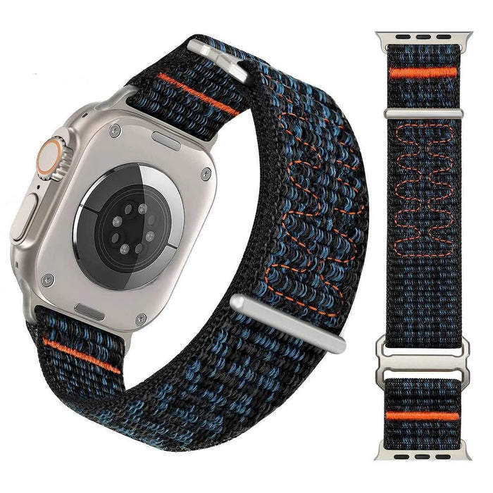 Nylon Sport Loop Band for Apple Watch - Black - Macfixit Australia