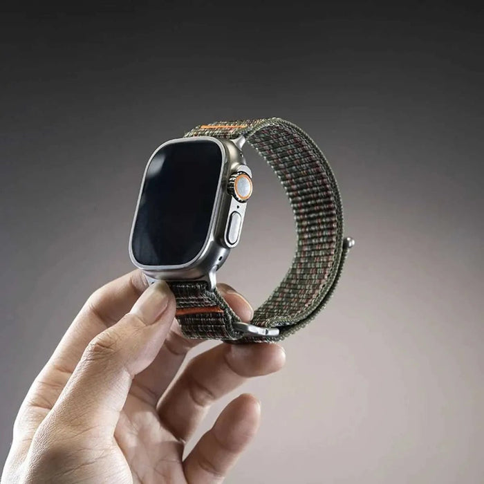 Nylon Sport Loop Band for Apple Watch - Cream - Macfixit Australia