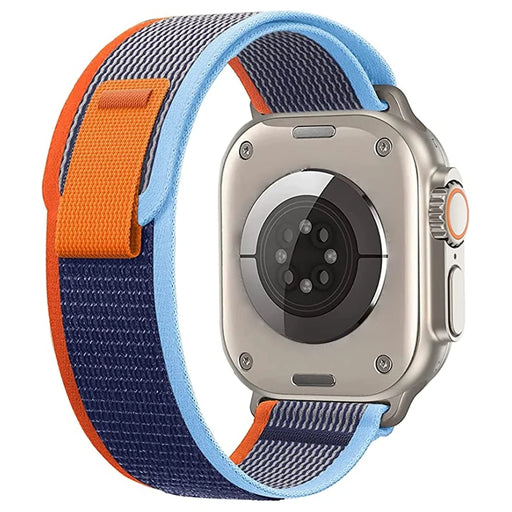 Trail Loop Nylon Band for Apple Watch - Orange Blue Macfixit Australia