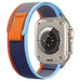 Trail Loop Nylon Band for Apple Watch - Orange Blue Macfixit Australia