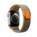 Trail Loop Nylon Band for Apple Watch - Orange Gray Macfixit Australia