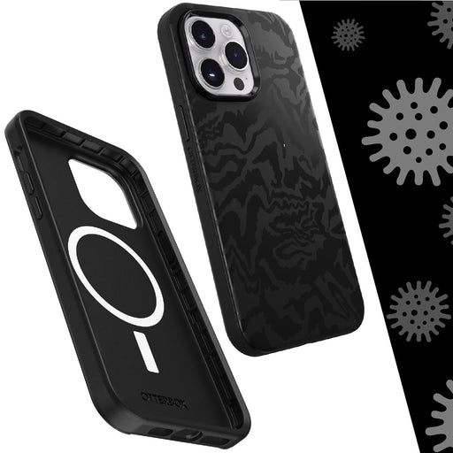 OtterBox Apple iPhone 14 Pro Max Symmetry Series+ Antimicrobial Case for MagSafe - Rebel (Black) - Macfixit Australia