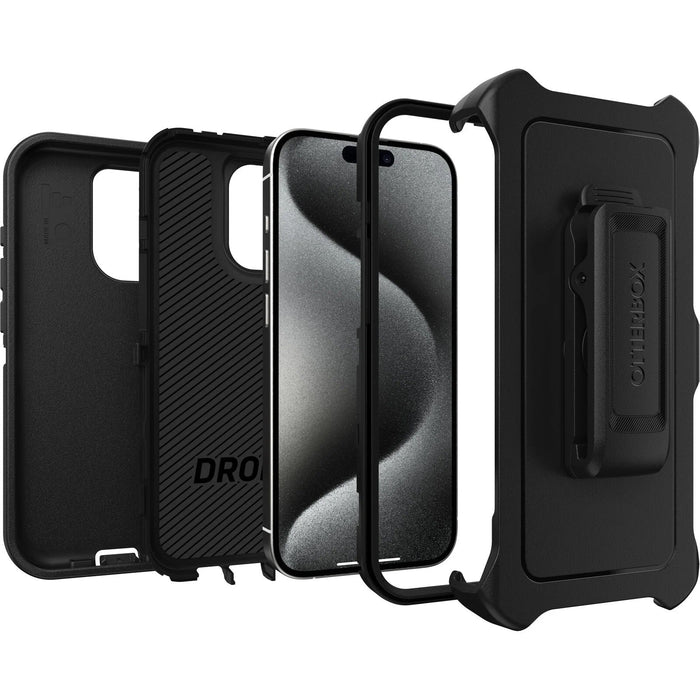 OtterBox Defender Apple iPhone 15 Pro (6.1") Case Black - Macfixit Australia