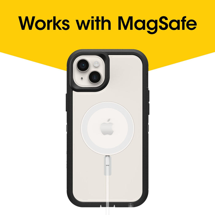 OtterBox Defender XT Clear MagSafe Apple iPhone 14 Plus Case (Clear/Black) - Macfixit Australia