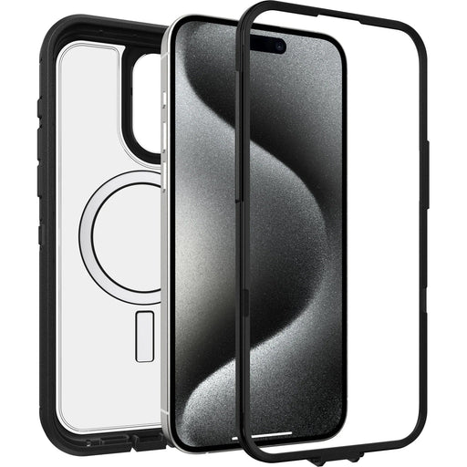OtterBox Defender XT MagSafe Apple iPhone 15 Pro Max (6.7") Case Dark Side (Clear / Black) - Macfixit Australia