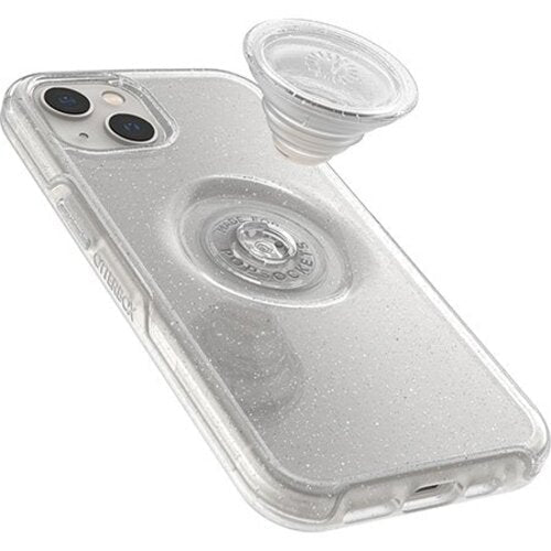 OtterBox Otter + Pop Symmetry Clear Apple iPhone 13 Case Stardust Pop (Clear Glitter) - Macfixit Australia