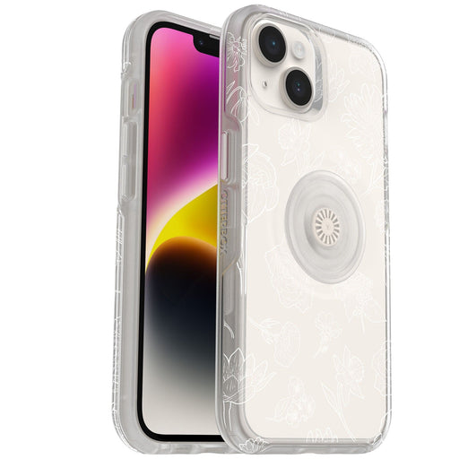 OtterBox Otter + Pop Symmetry Clear Apple iPhone 14 / iPhone 13 Case Flower Of The Month (Clear) - Macfixit Australia