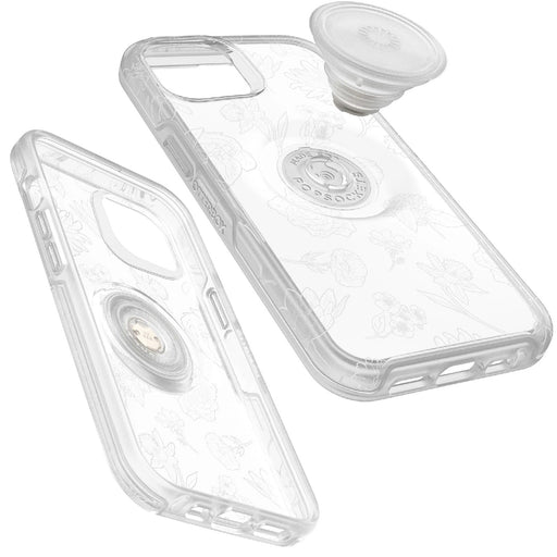 OtterBox Otter + Pop Symmetry Clear Apple iPhone 14 / iPhone 13 Case Flower Of The Month (Clear) - Macfixit Australia