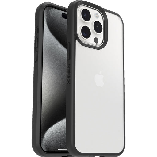 OtterBox React Apple iPhone 15 Pro (6.1") Case Black Crystal (Clear/Black) - Macfixit Australia